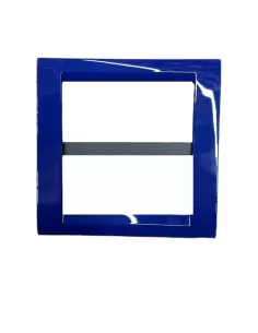 Gewiss gw32577 plaque 8 pos bleu jazz playbus